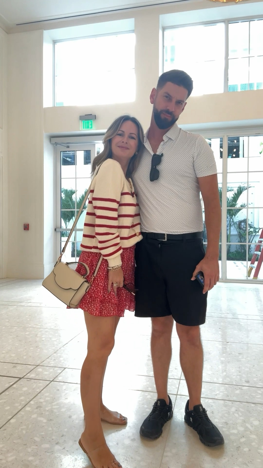 Lunch dates with you are my favorite 🌴☀️🩷 
 He’s been obsessed with these active collar shirts lately, super stretchy and nice and cooling! 

#LTKselfcare #LTKFindsUnder100 #LTKTravel