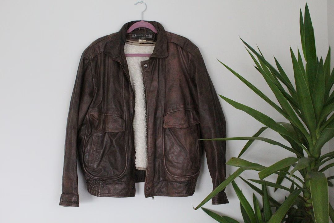 Vintage CAMPRI PUMA leather bomber jacket Men M size | Etsy (CAD)