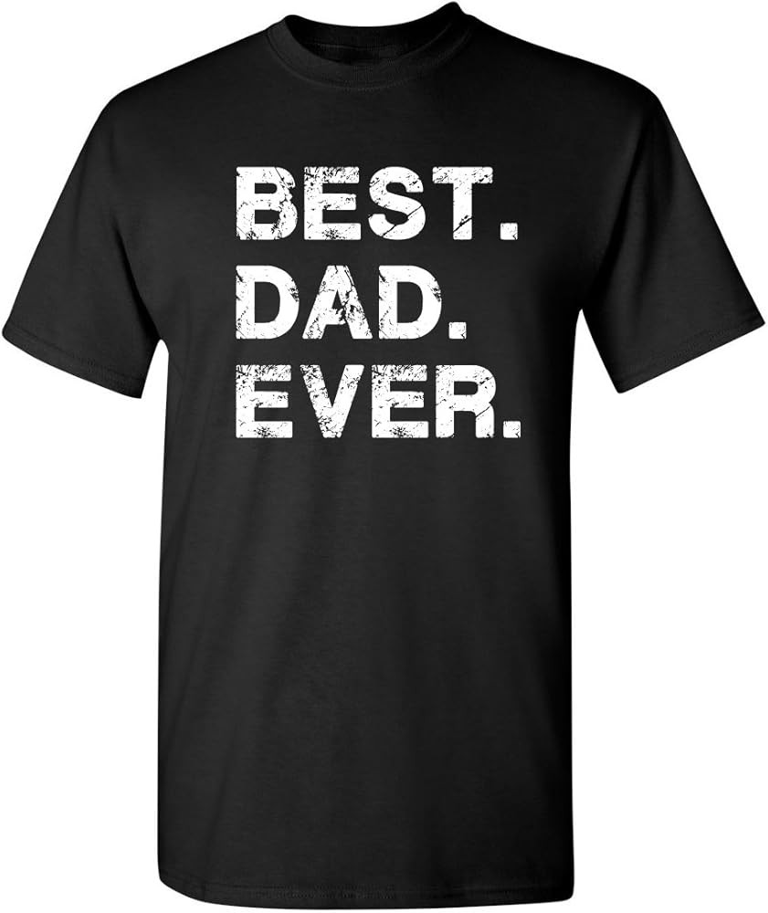 Feelin Good Tees Best Dad Ever Gift for Dad for Dad Husband Mens Funny T Shirt | Amazon (US)