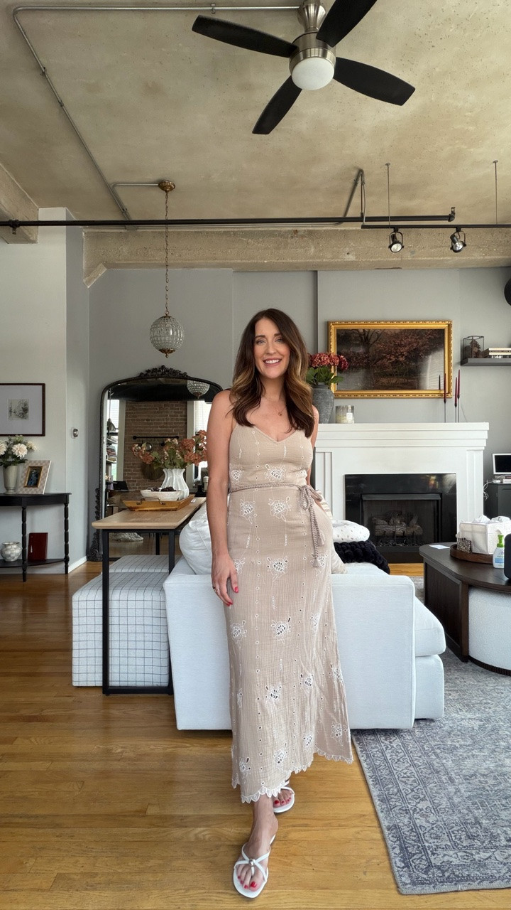 Stunning dress from Target! Looks so expensive. Tan crochet midi halter dress.

#LTKTravel