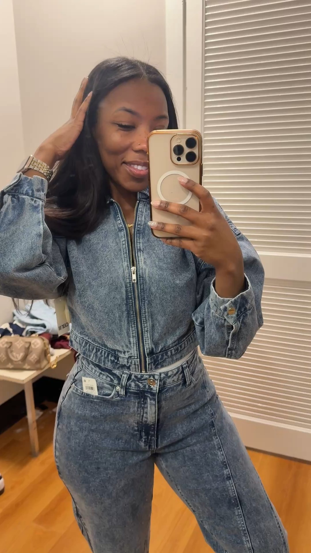 Okay @Macys !!! I’m loving this set! I had to get it! It was too cute to pass up! Acid wash denim on denim is definitely my jam!! 

#LTKOver40 #LTKgrwm #LTKootd