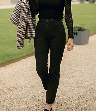 Antonio Melani x Jennifer Sumko Midge Puckered Dot Lace Turtleneck Long Sleeve Top | Dillard's | Dillard's