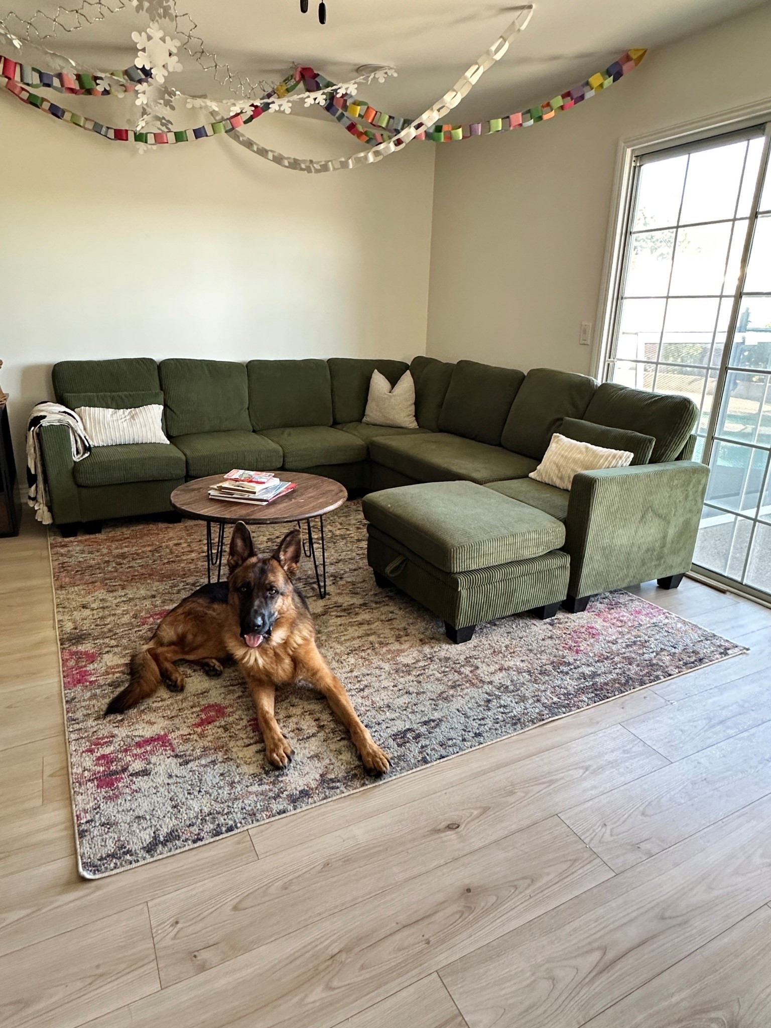 Green couch with storage and sleeper bed 

#LTKdayinmylife #LTKHome #LTKSaleAlert