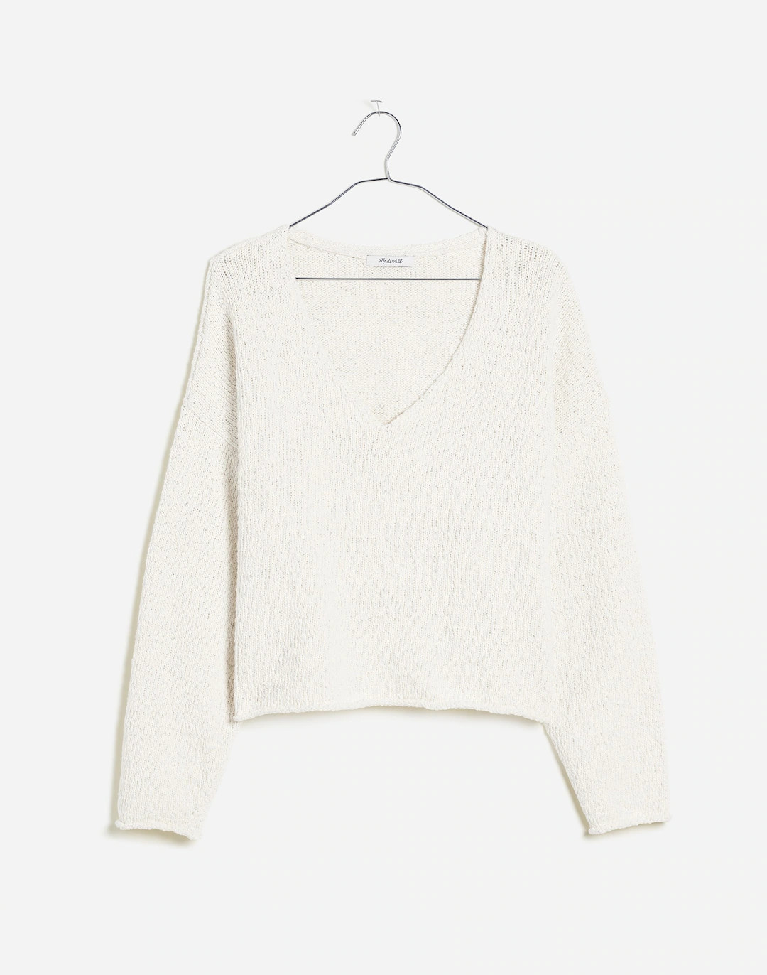 Deep-V Boxy Sweater | Madewell