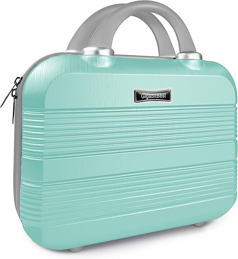14" Portable Hard Shell Makeup Travel Case - Stylish PC+ABS Cosmetic Organizer for Women - Scratc... | Amazon (US)