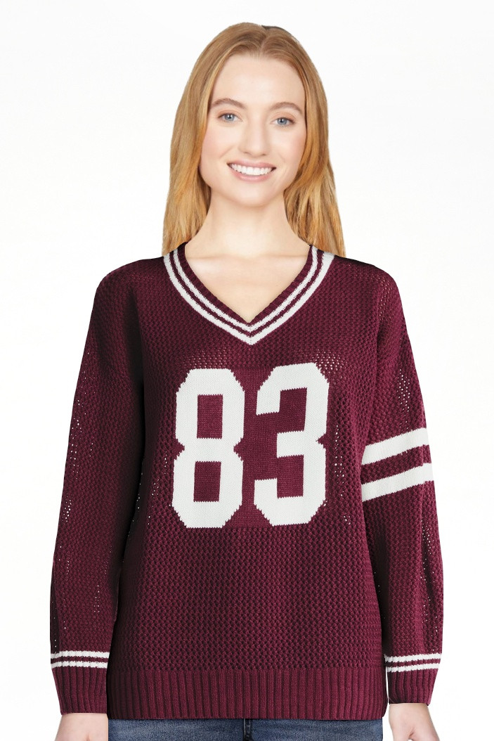 No Boundaries Jacquard Pullover, Women’s | Walmart (US)