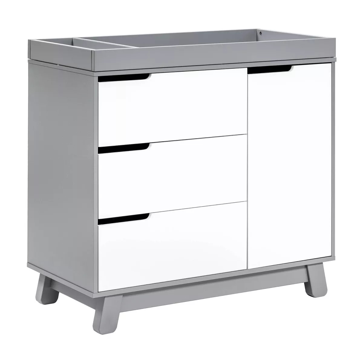 Babyletto Hudson 3-Drawer Changer Dresser with Removable Changing Tray - Gray/White | Target