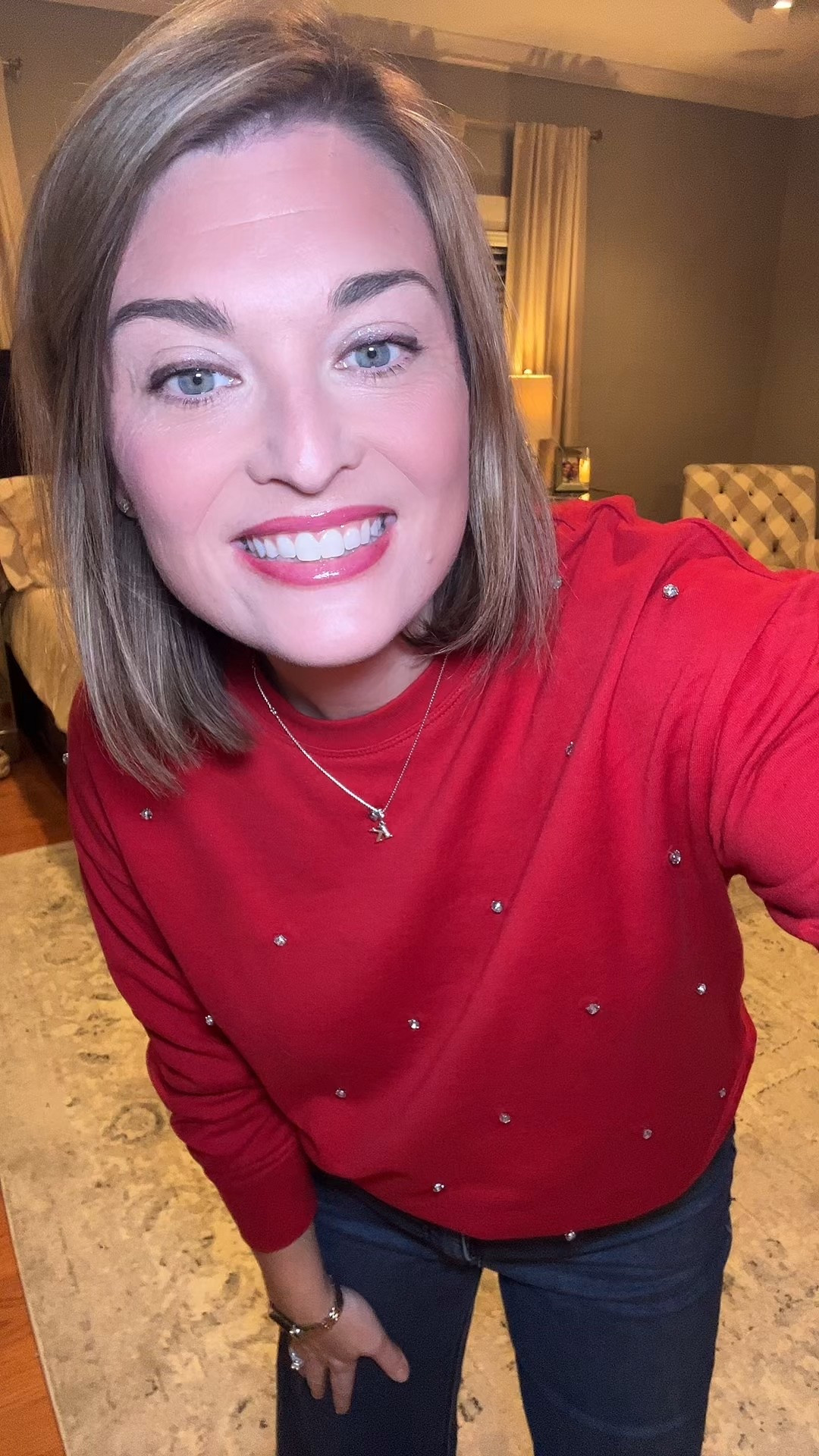 Christmas OOTD for the first family festivities 🥳 

#LTKHoliday #LTKootd #LTKOver40