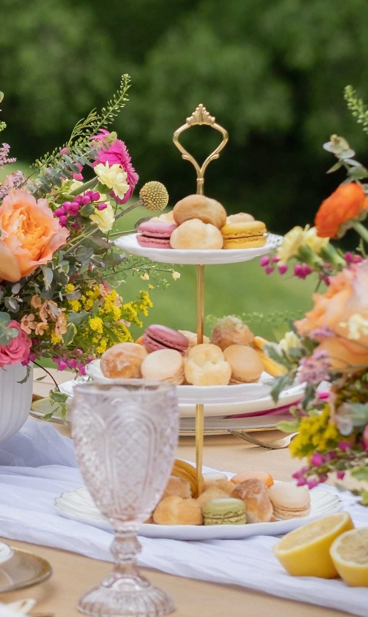 Two favorites for any upcoming celebrations. This tiered dish looks and feels so expensive. 