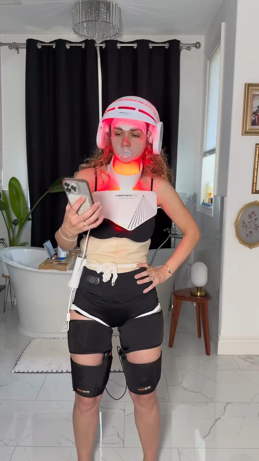 Let’s take these sheds up a notch.

I was already using EMS leg pulsation with my @bionicgym , it simulates cardio through electrical pulses that activate the leg muscles, boost circulation, burn calories, and support lymphatic flow… all while staying still.

But now I’ve added EMS shorts from @jovs.official that target the glutes and stimulate the pelvic floor. It’s a passive workout that hits deep muscle groups, perfect while I’m masking, red-lighting, and sipping my olive oil + lemon shot.

Because why just shed when you can sculpt, stimulate, and support your nervous system all at once?

#LTKfitnessgoals #LTKdayinmylife #LTKselfcare