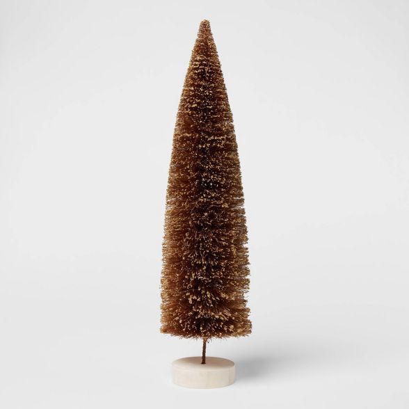 Bottle Brush Tree Figurine - Threshold™ | Target