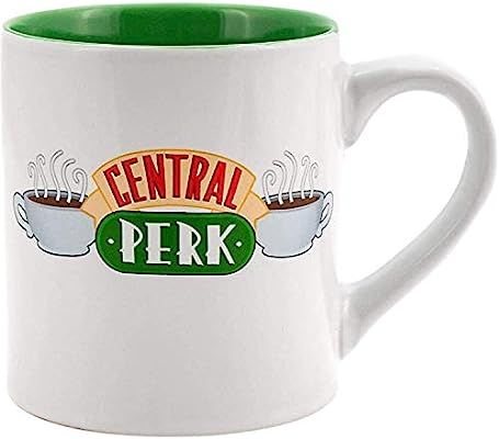 Silver Buffalo Friends Central Perk Ceramic Coffee Mug for Cappuccino, Latte or Hot Tea, 14 Oz, W... | Amazon (US)