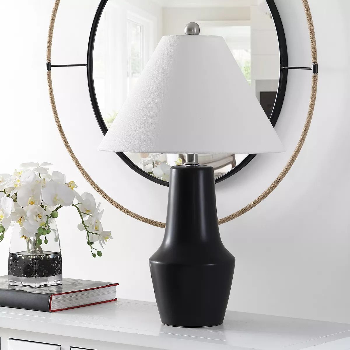 Cerlia Table Lamp - Black - Safavieh | Target