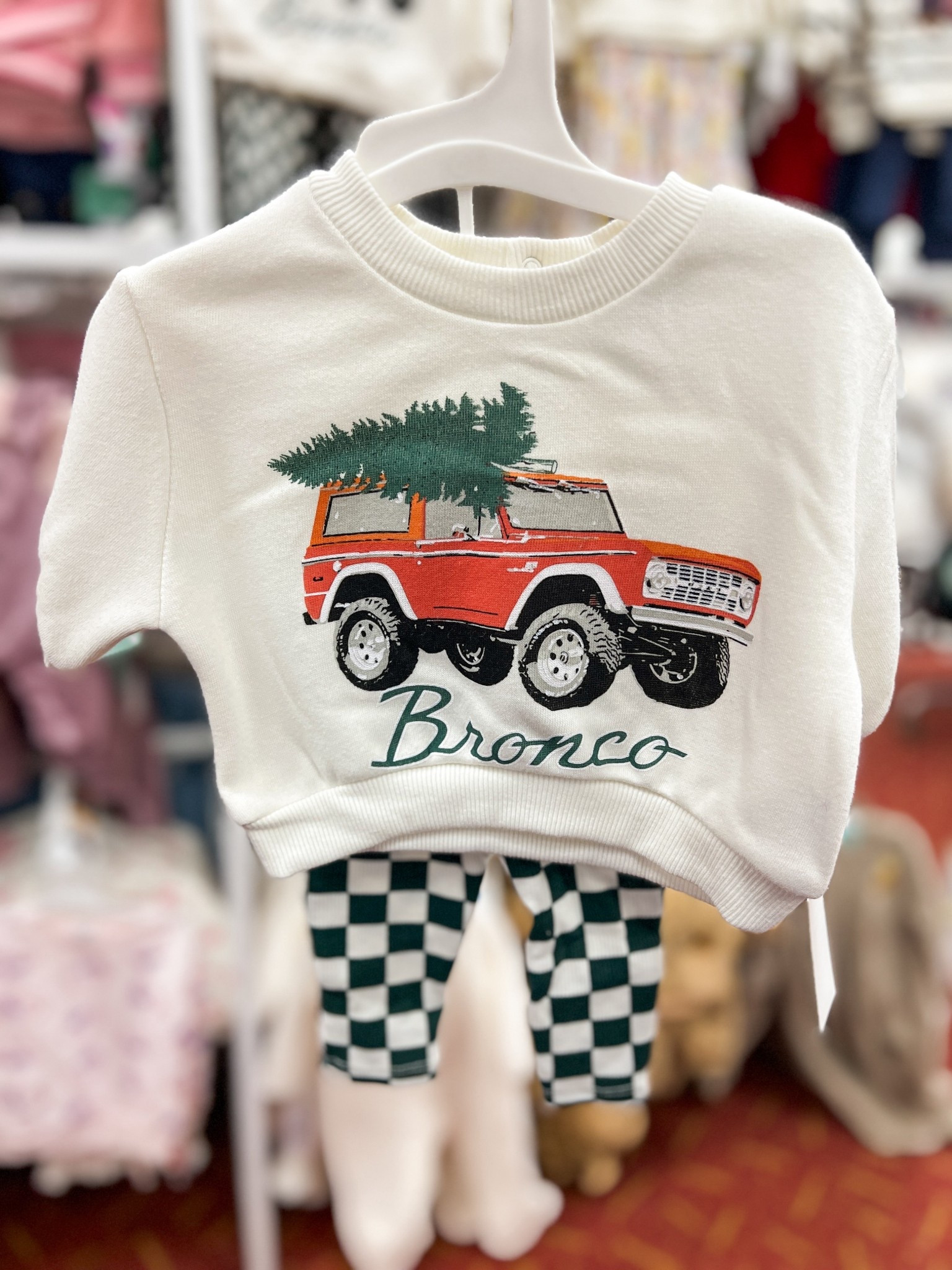 Toddler boy outfit idea from Target! How cute is this little Bronco Christmas set? 🚗🎄🏁 

Target kids, Target style, toddler outfit idea, Christmas set 

#LTKKids #LTKHoliday