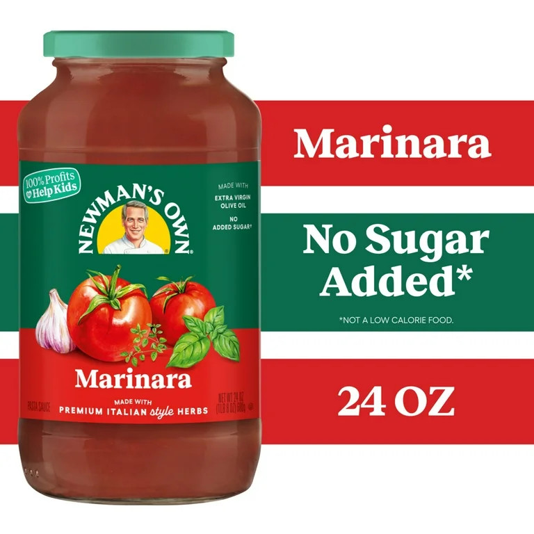 Newman's Own Marinara Pasta Sauce 24 oz | Walmart (US)