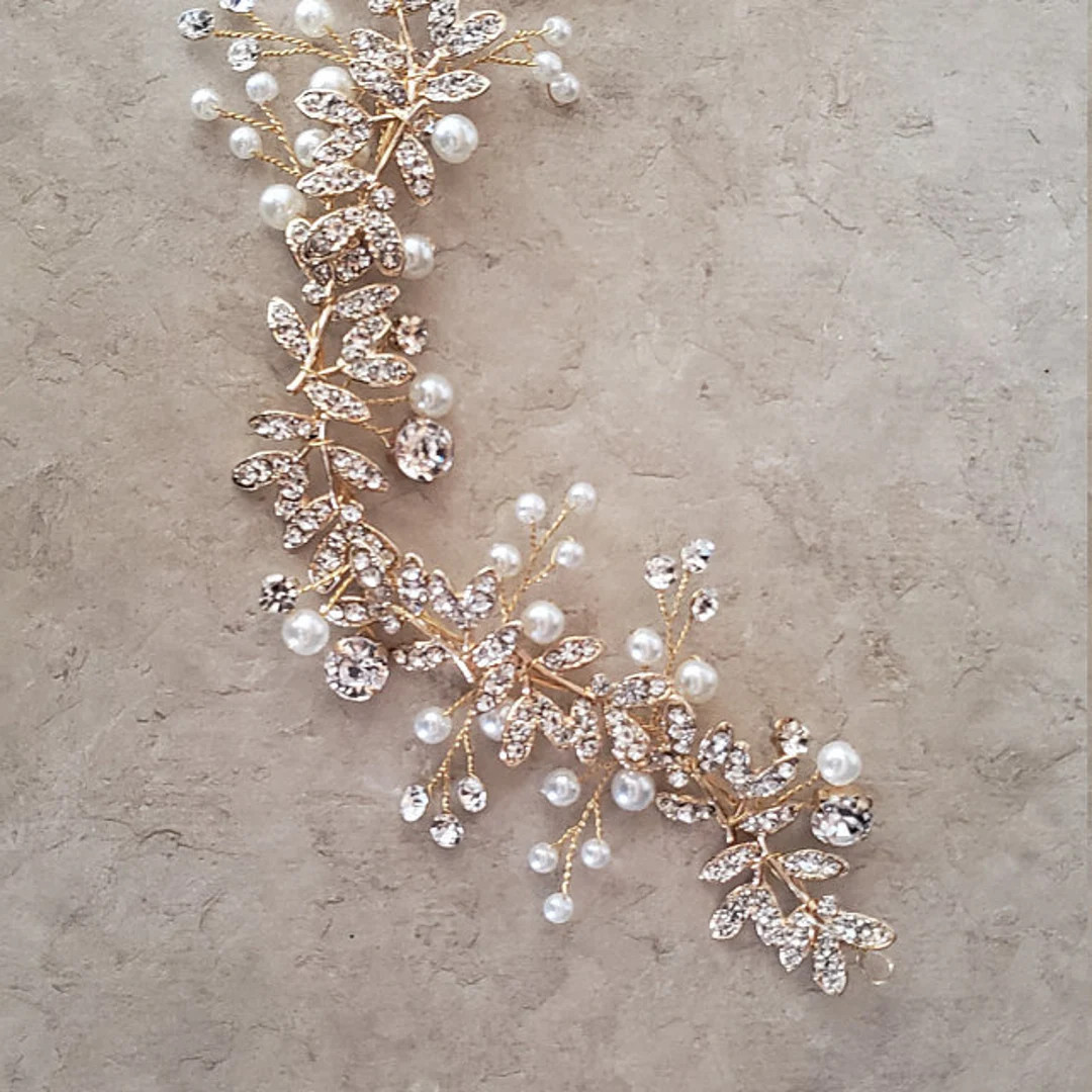 Bridal Hair Piece Bridal Hair Vine Bridal Hair Accessories - Etsy | Etsy (US)