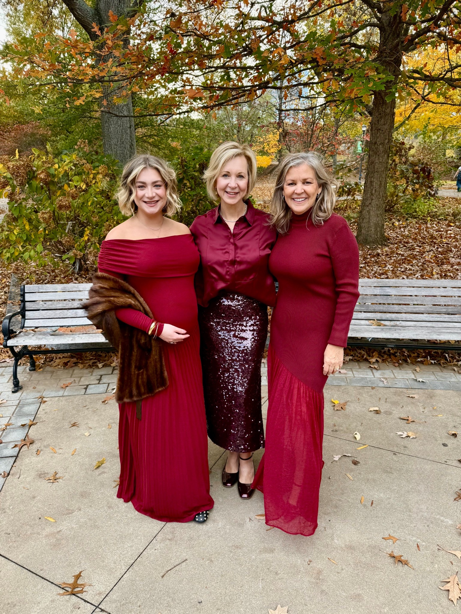 When your wedding guest outfit matches the Mother of the Groom, and the bridesmaids! And I didn’t even get the memo! Wedding weddingseason guest weddingguest fall fallcolors burgundy fashion

#LTKParties #LTKWedding #LTKHoliday