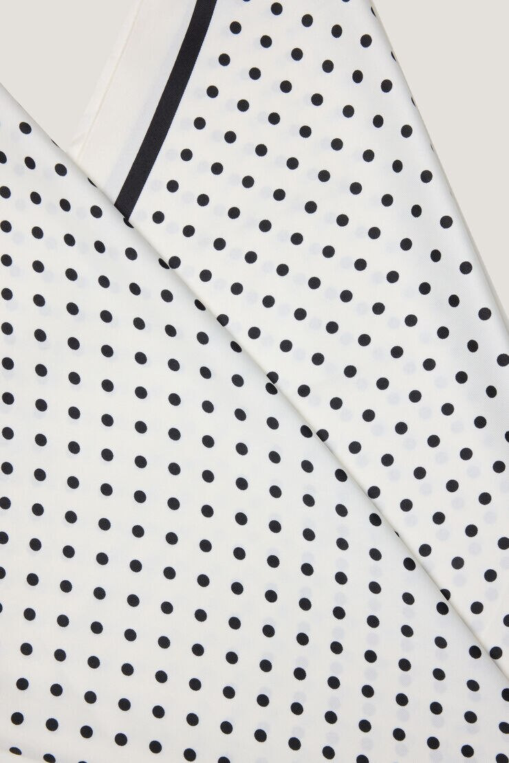 Polka Dot Oversized Square Scarf | Dynamite Clothing