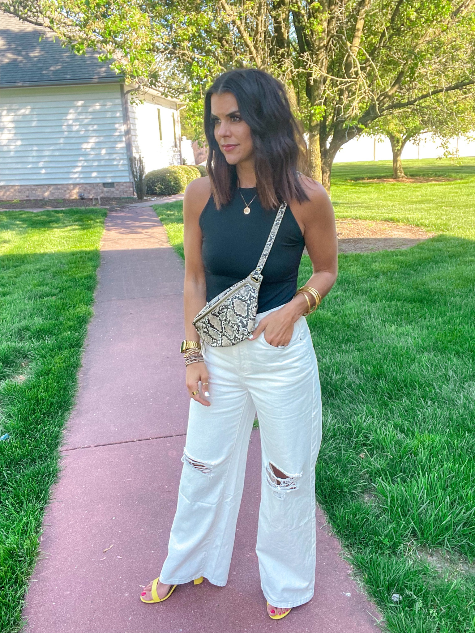 Yellow heels on lightening deal for $12! Tts! 
Amazon belt bag on sale for $22!

#LTKstyletip #LTKSeasonal #LTKsalealert