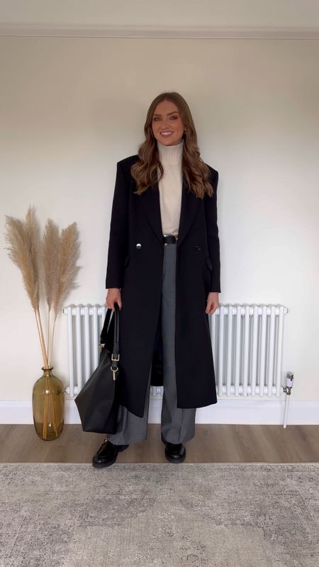 Day 1 of 7 days of workwear inspiration 
Small in the cream H&M jumper
Size 8 in the grey h&m trousers
I’m 5ft 6 
Chunky black loafers, mine are Kurt Geiger and limited in sizes so have linked similar
My coat is last year from Sandro so I’ve linked similar


#LTKeurope #LTKstyletip #LTKworkwear