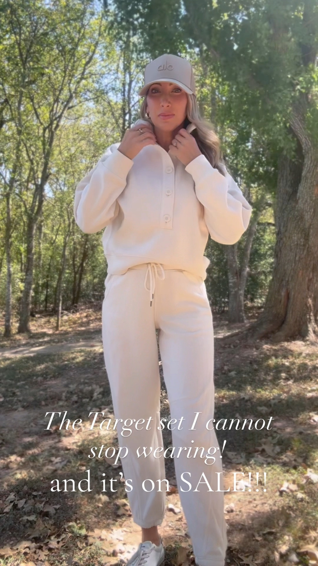 This set is so good I cannot stop wearing it! Wearing my normal XS in both pieces. This sweatshirt is also cute as a separate with shorts, leggings. Sweat set, athleisure set, cream sweatshirt set, school drop off outfit, sports mom, gift for her, teen gifts, college girl gifts, Christmas gifts for her, airport outfit, sidelines outfit. Glassalwaysfull 


#LTKFindsUnder50 #LTKmomlife #LTKGiftGuide