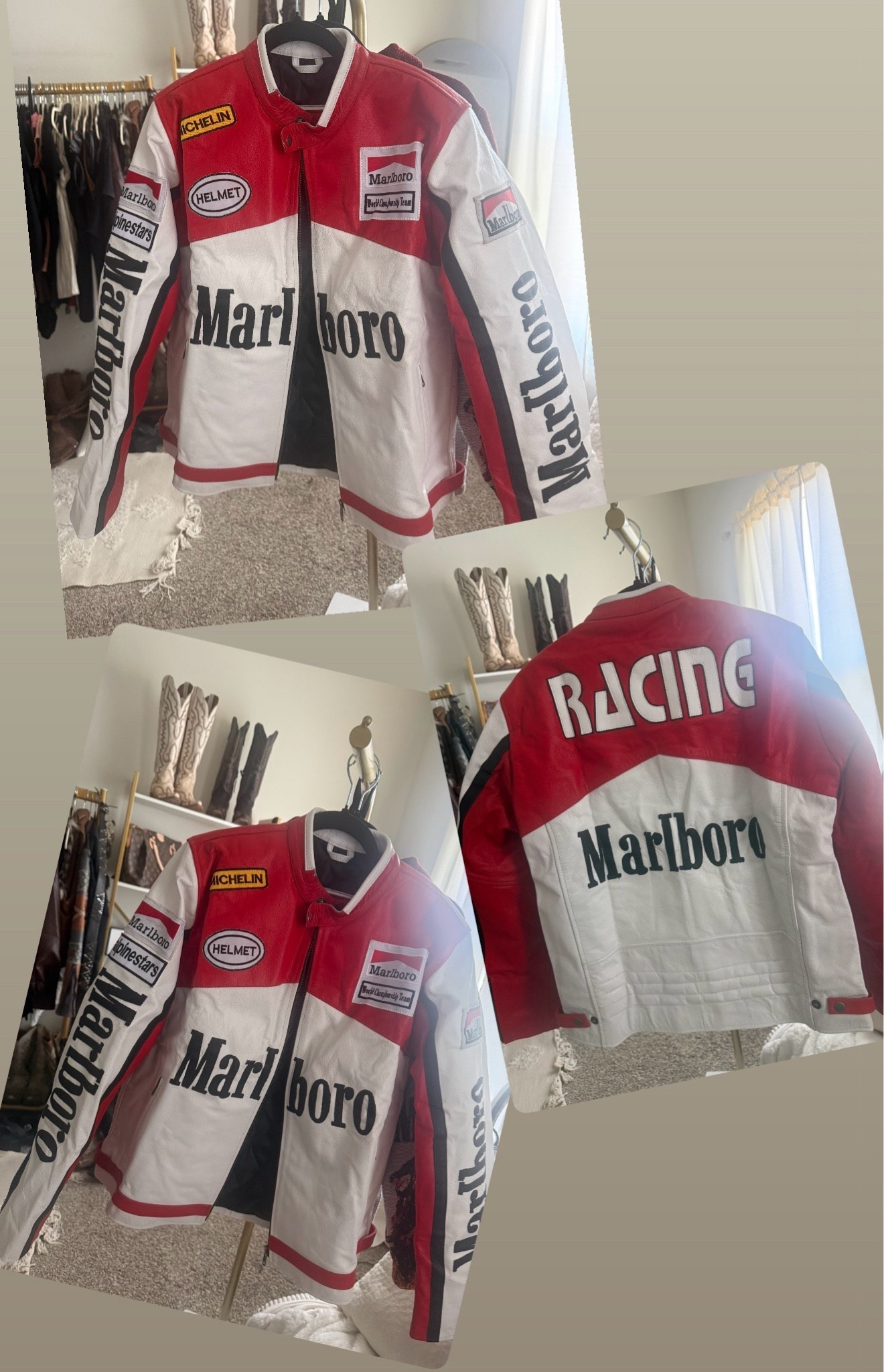 This jacket is HEAVY, durable & one of the nicest statement pieces I’ve bought ❤️‍🔥 Vegas was way too hot for it, so she’s officially being saved for NFR season… or maybe a NASCAR/F1 weekend in Vegas 🏁✨

#LTKStyle #NFRStyle #WesternFashion #RacingJacket #VegasStyle #F1Vegas #NASCARStyle #ConcertFits #LTKFashion

#LTKootd #LTKSeasonal #LTKgrwm