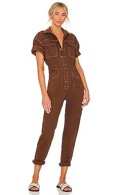 Free People Marci Jumpsuit in Pinecone from Revolve.com | Revolve Clothing (Global)