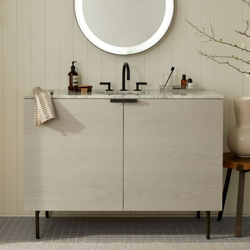 Delphine Single Bathroom Vanity (49&quot;) | West Elm (US)