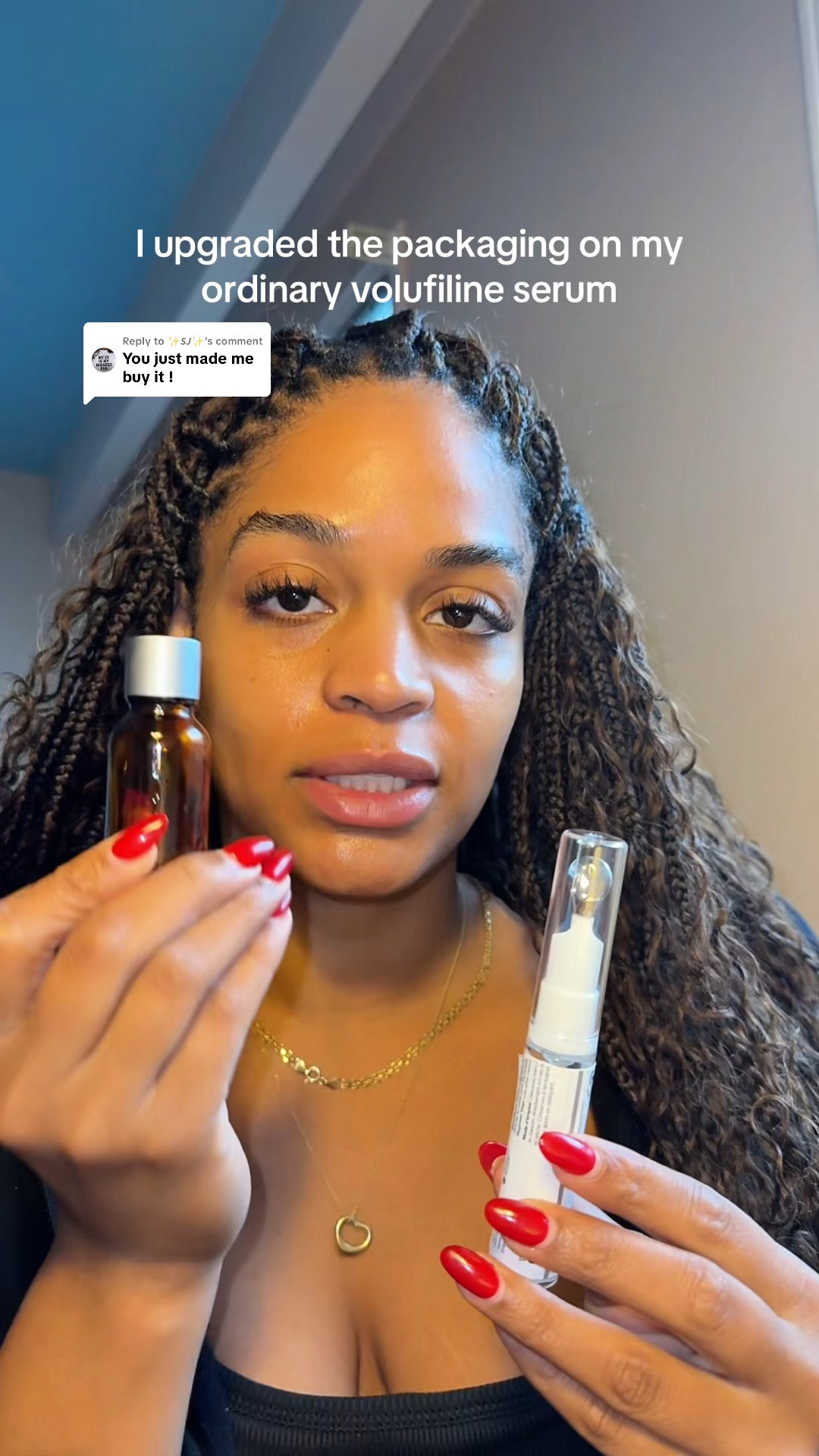 I like this serum so far but really don't love the packaging, wo fixed it! which packaging do you prefer?
#theordinary #volufiline #skincare #skincarediy #amazonbeauty