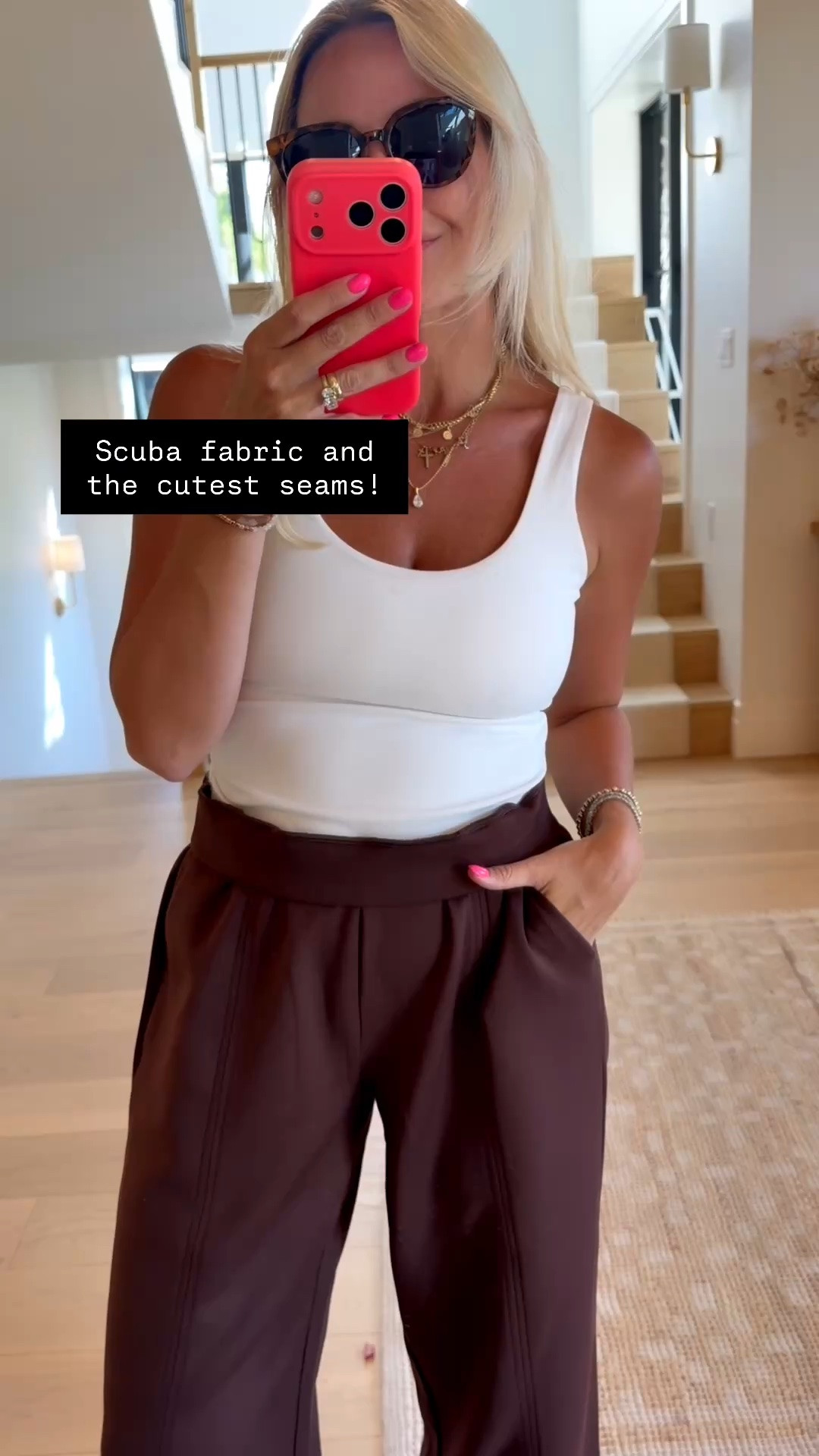Wearing a size medium!