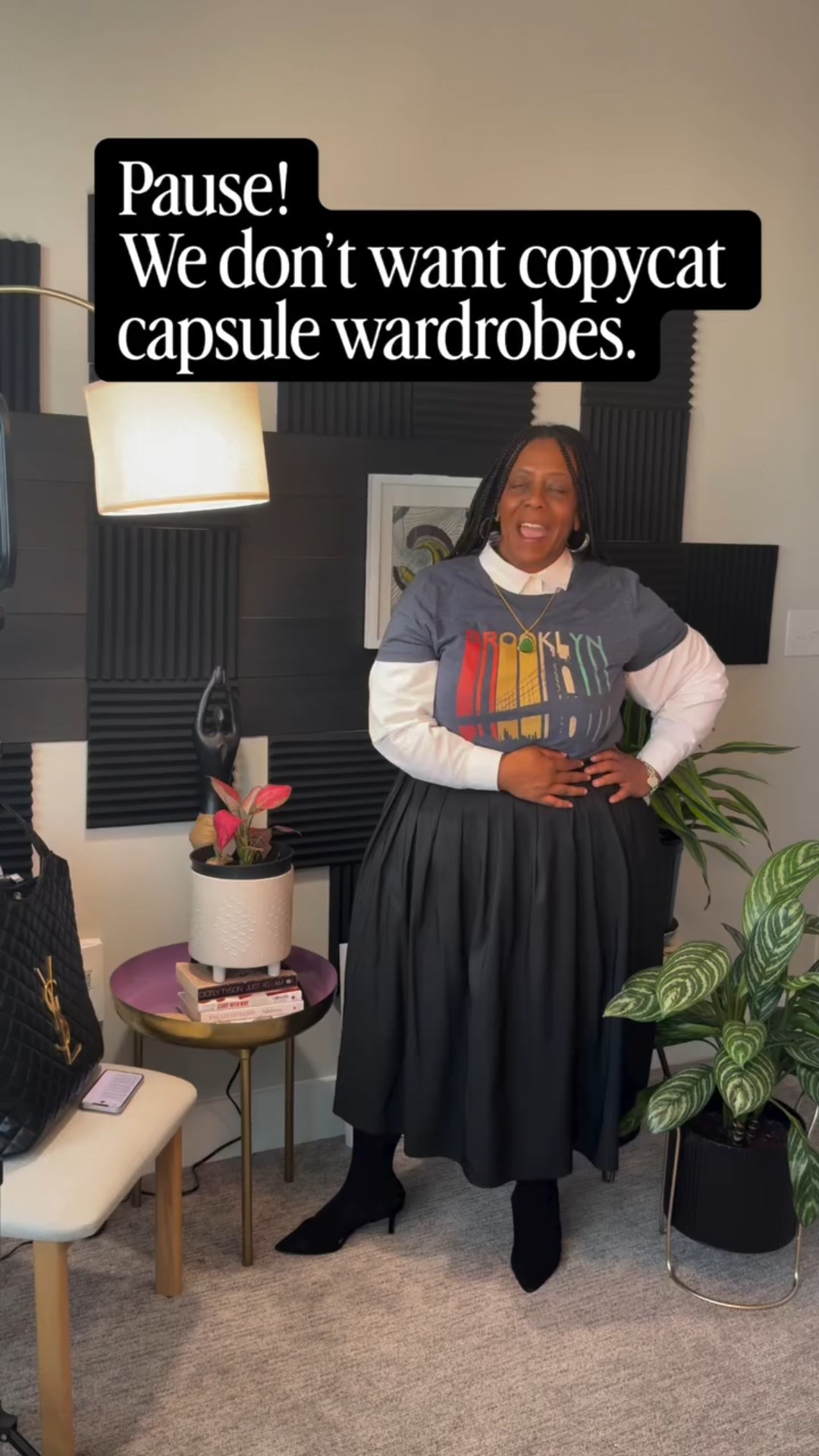 Hey sis — if you built a capsule wardrobe without defining your style,
you just have a closet full of good pieces that don’t feel like you.

As women over 40, we don’t need anyone handing us a list telling us what to wear or what to buy.
What we want is when we put something on, it tells the story of who we are — and who we’re becoming.

Your style is supposed to have a voice.
It should speak your story before you open your mouth.

Effortless High–Lo Luxury Street-Style™ is a digital personal style tool designed for women 40+ to help you define and name your personal style — so you stop copying and chasing fits.

This tool does not give you a list of what to buy or tell you how to dress.
It helps you build your own personal style identity, so what you wear matches how you feel and who you’re becoming.

Comment STYLE and I’ll send you the link.#capsulewardrobe #midlifeglowup #over50 #confidence #style