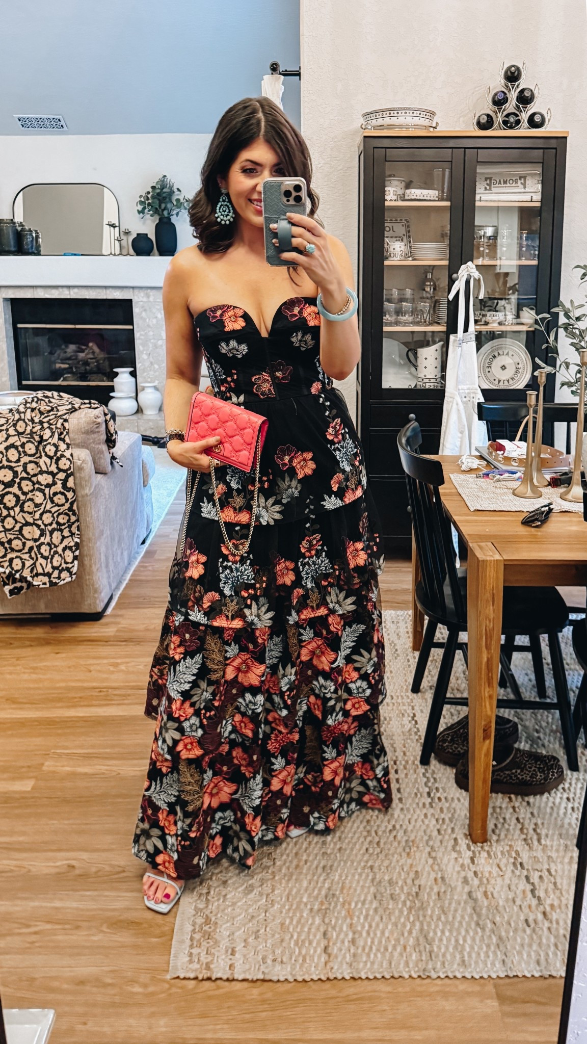 What I wore to a gala event
In a medium corset floral strapless, maxi wedding guest dress 

#LTKMidsize #LTKOver40 #LTKWedding