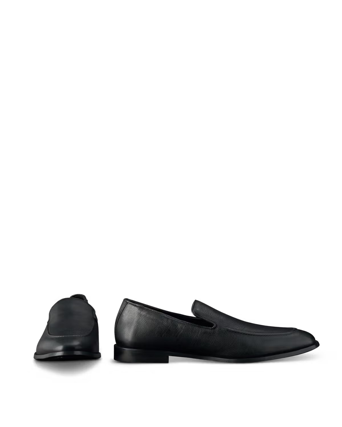 The Bennett in Midnight Calfskin - Men's Slip On | Tecovas | Tecovas