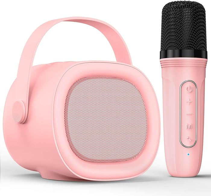 LENRUE Karaoke Machine for Kids with Wireless Microphone, 4 Magic Voices, Karaoke Toys for Girls ... | Amazon (US)