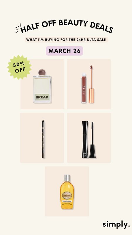 ULTA DAY 20 SALE IS HERE! Here are my best picks for the today’s sale. We only have 24hr to snag it! 

It Cosmetics Superhero Mascara, L’Occitane Shower Oil, KVD Beauty Pencil Eyeliner, Live Tinted Huelip Lip Creme, and Bread Beauty Supply Hair Oil Everyday Gloss
- ulta sale, ulta semi-annual beauty, ulta beauty, ulta makeup, ulta skincare

#LTKbeauty #LTKsalealert #LTKfindsunder50