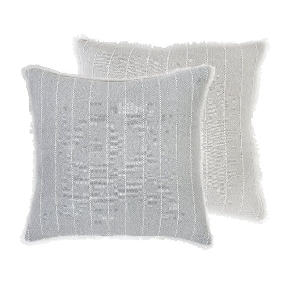 HENLEY HAND WOVEN PILLOW 20" X 20" WITH INSERT - 2 colors | Pom Pom at Home