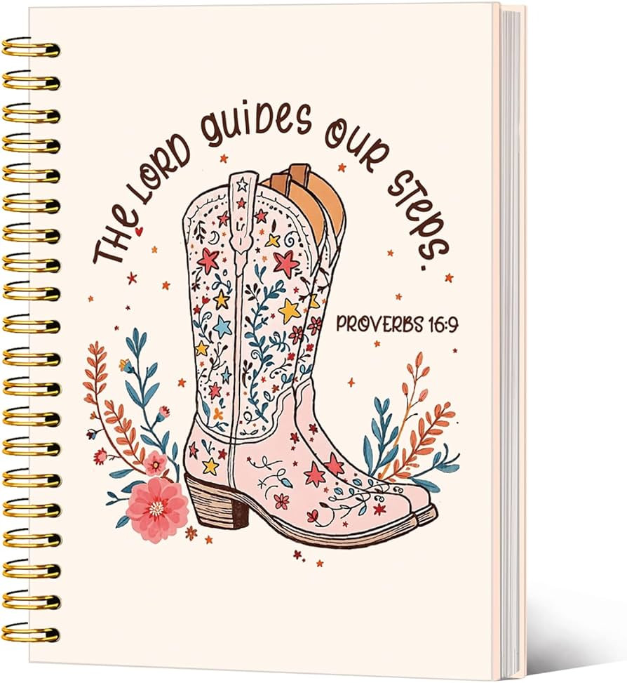 Western Christian Notebook Journal, Bible Verse Scripture Journal for Women, Western Office Suppl... | Amazon (US)