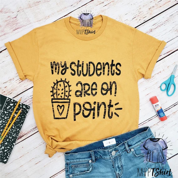 My Students Are on Point Shirt Teacher Gift Cute Teacher - Etsy | Etsy (US)