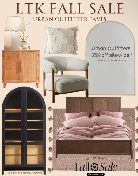 It’s LTK Fall Sale time! If you’ve been eyeing any of these pretty pieces from Urban Outfitters now is the time to buy them! I picked out some of my favorites here. Sale ends soon so shop now!

#chiconashoestringdecorating #urbanoutfittershome #cozyhome #homedecor #furniture 

#LTKhome #LTKSale
