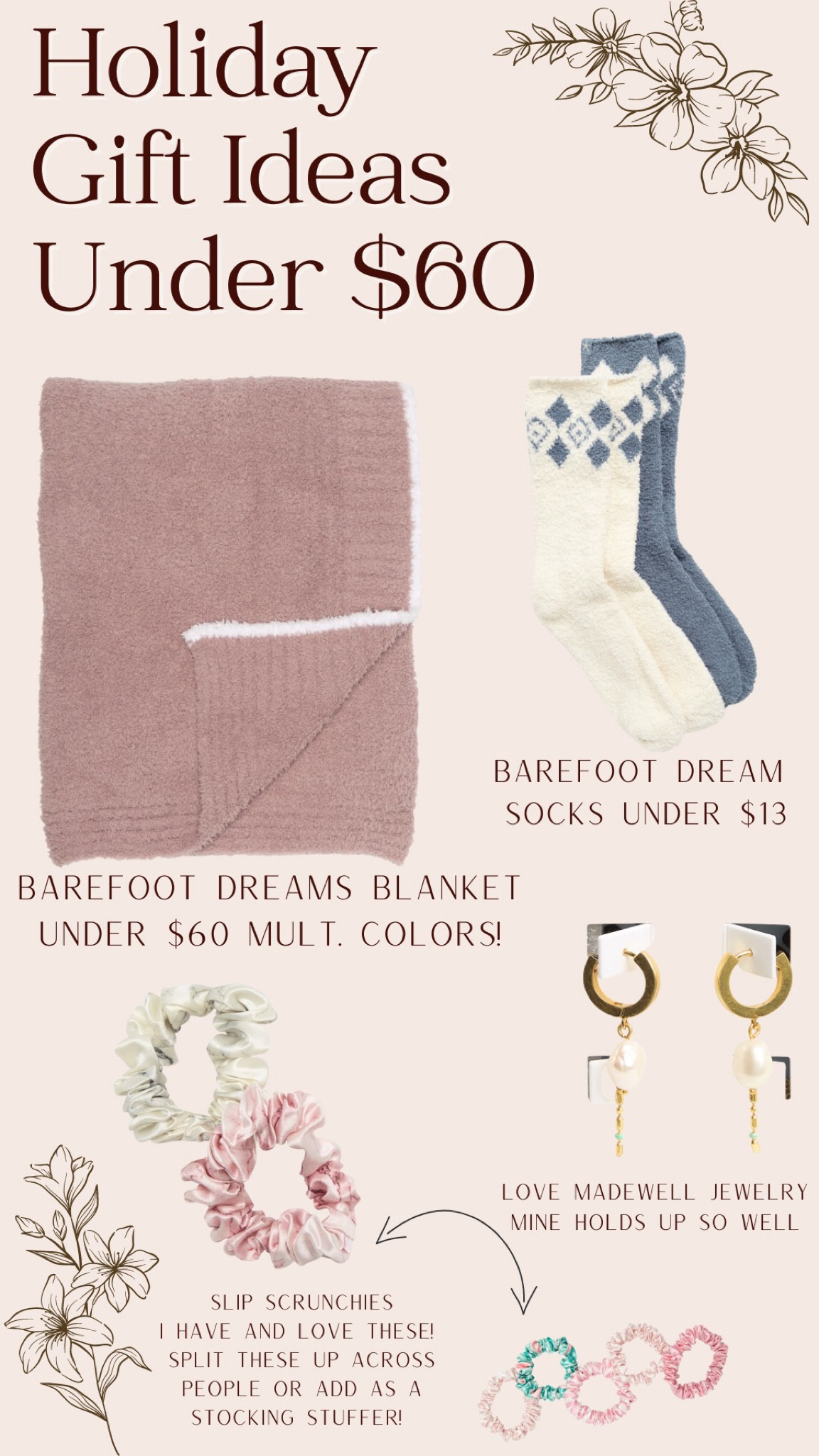 Gifts under $60! Such great stocking stuffers, hostess gift, anyone on your list! 

#LTKHoliday