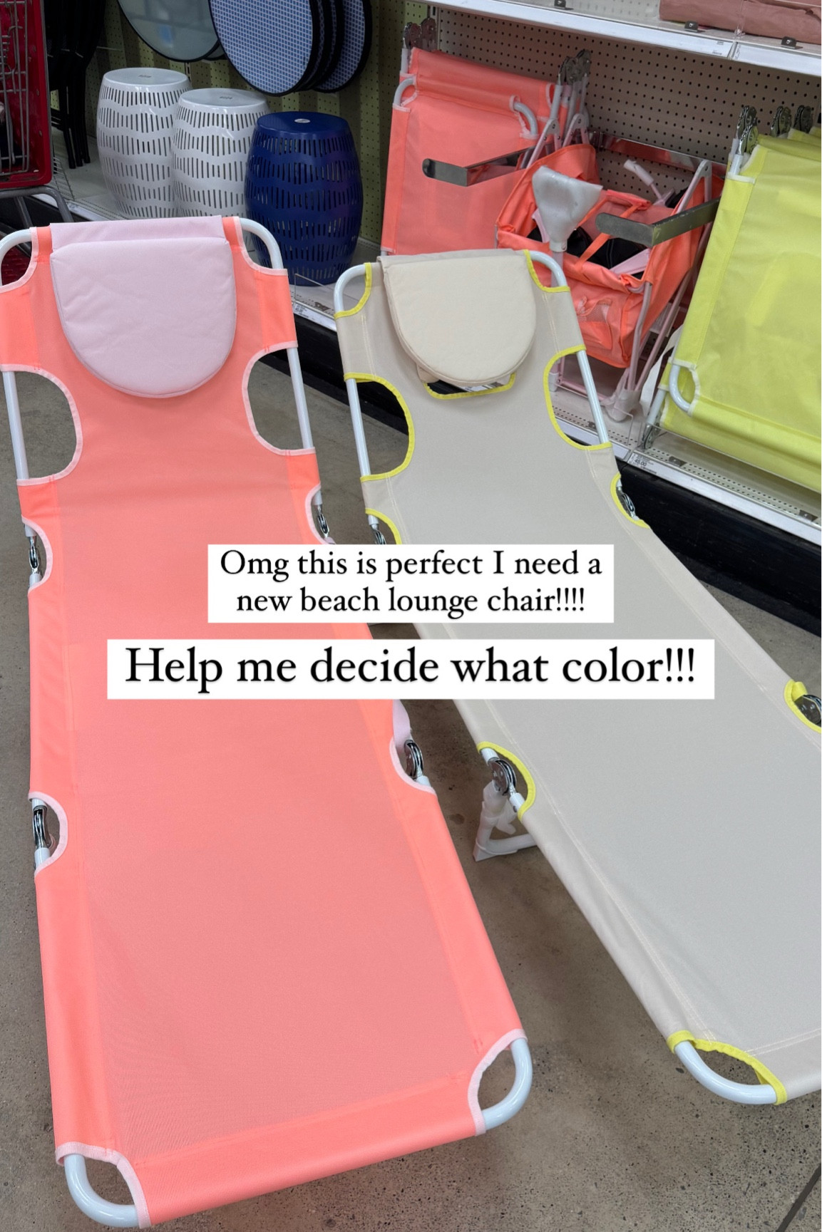 $45 beach lounge chair at target!!! 

#LTKSeasonal #LTKFamily #LTKFindsUnder50