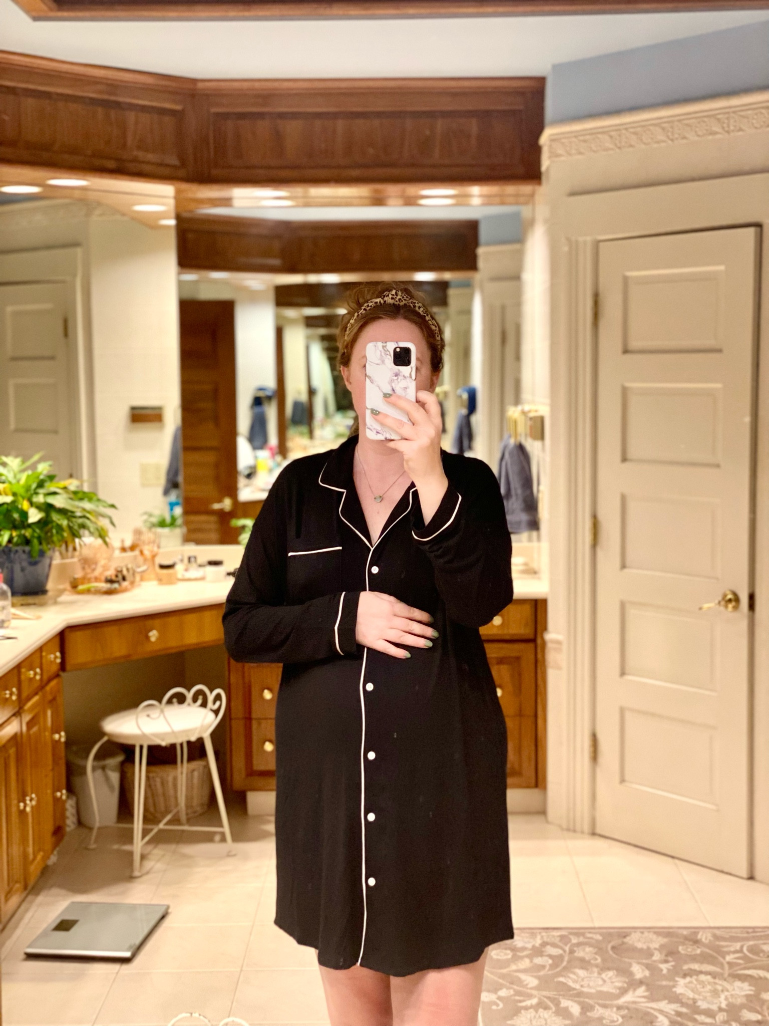 This pajama dress from Target is so cozy. It’s not maternity, so I just sized up one size and it fits great. For only $20 it’s a must have! 

#LTKunder50 #LTKbump