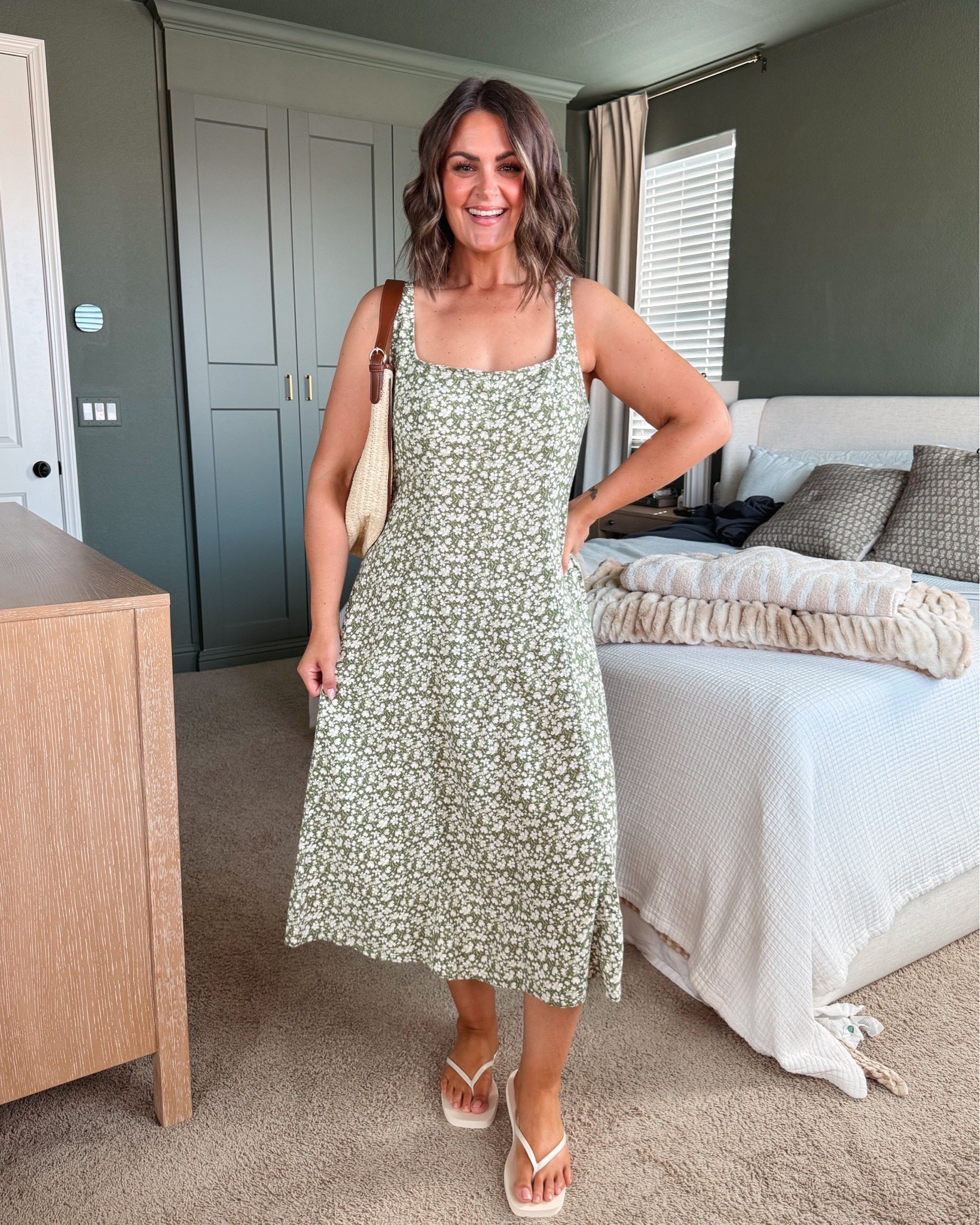 Old Navy Dresses under $25
Floral, medium 
Blue with pattern, large
Black & olive, medium
Green floral, large
Blue gauze, medium
Sandals, true size 10

Under $25, size 12, midsize, mom style, summer outfits, summer dress

#LTKSeasonal #LTKootd #LTKSaleAlert
