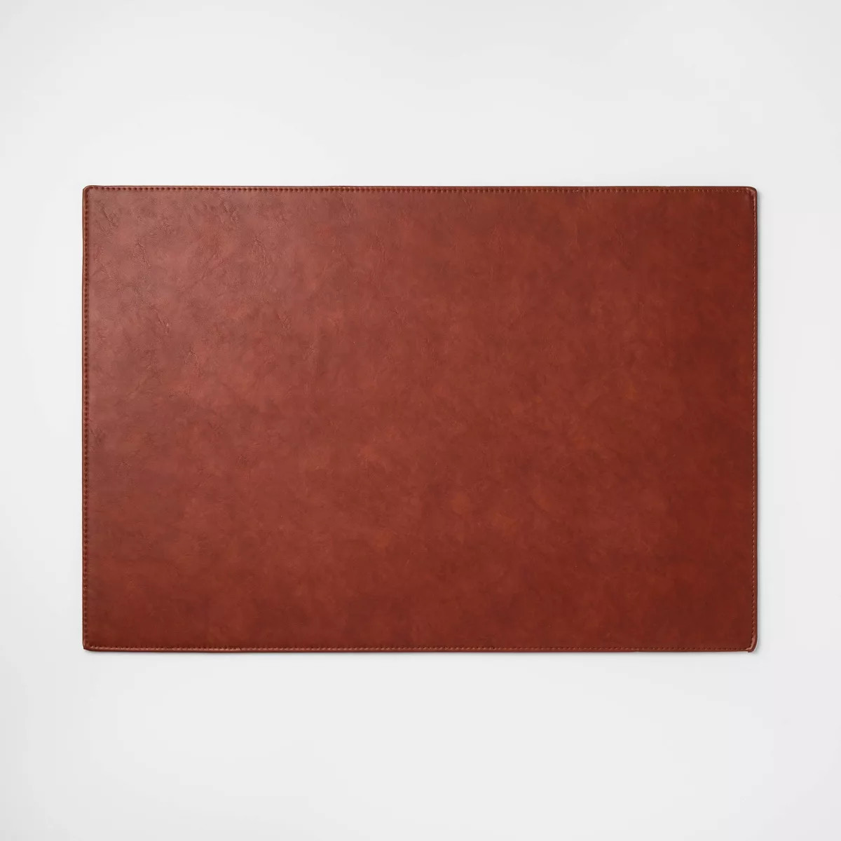Faux Leather Desk Mat Brown - Threshold™ | Target