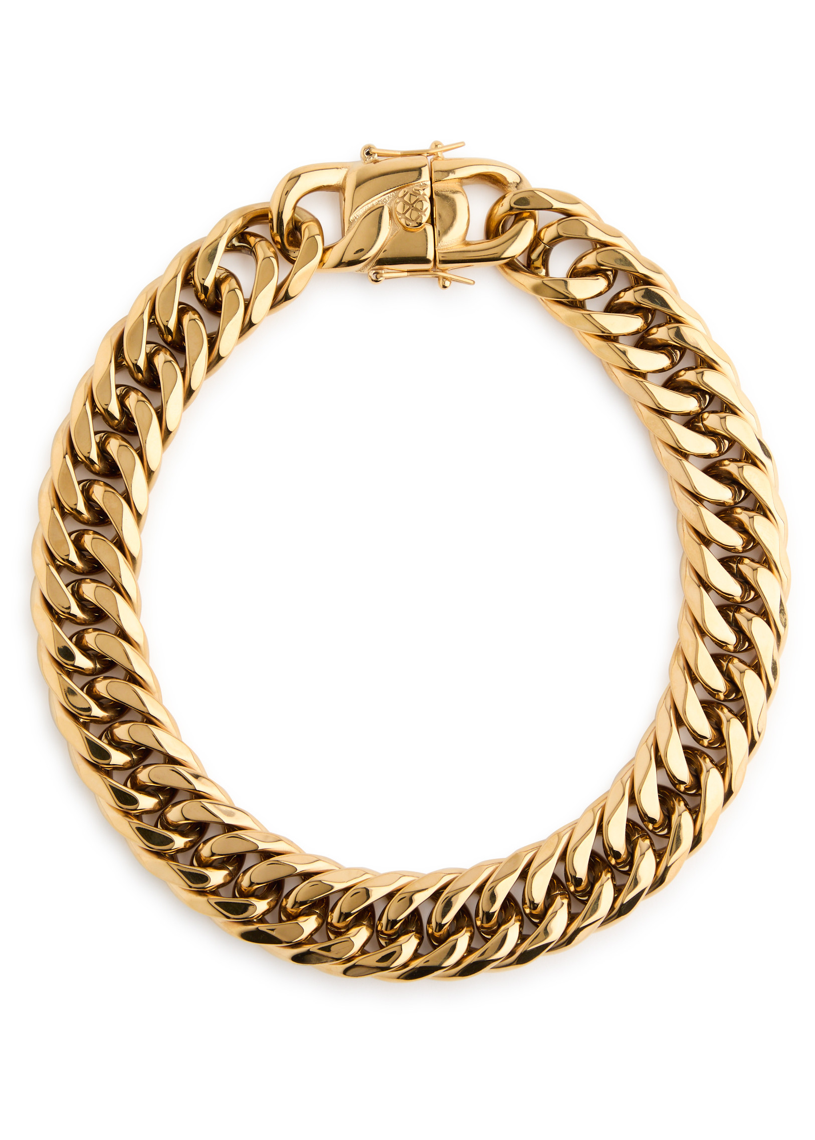 The Juliet 18kt gold-plated chunky chain necklace | Harvey Nichols
