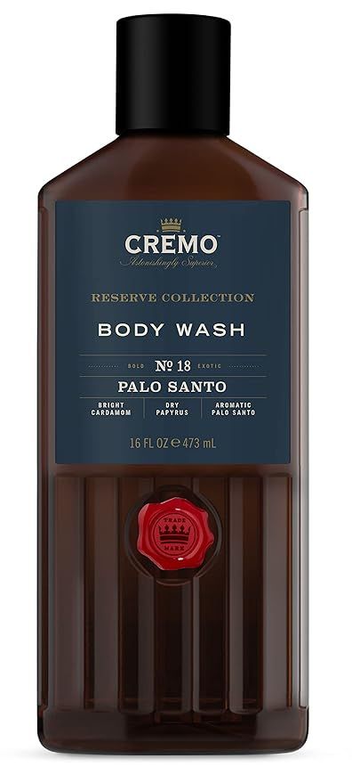 Cremo Palo Santo Reserve Collection All Season Body Wash, 16 Fluid Ounce | Amazon (US)