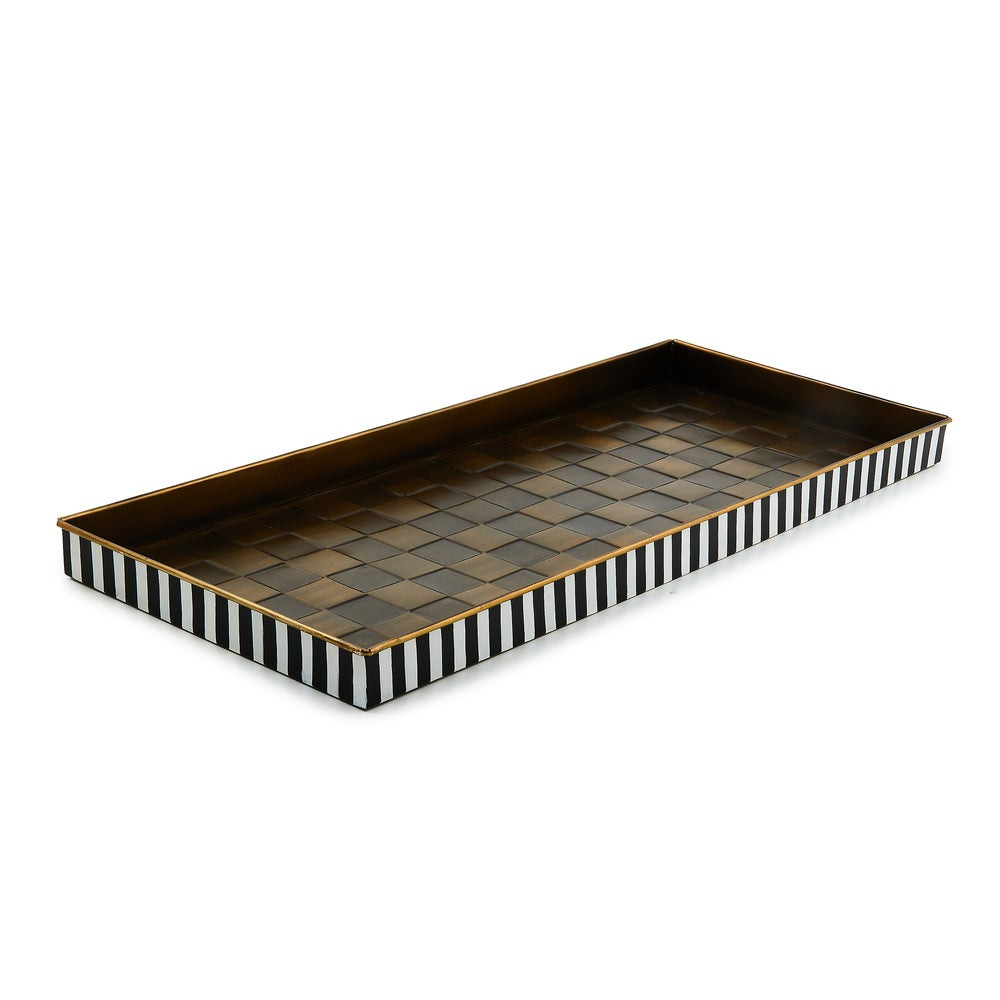 Courtly Stripe Boot Tray | MacKenzie-Childs