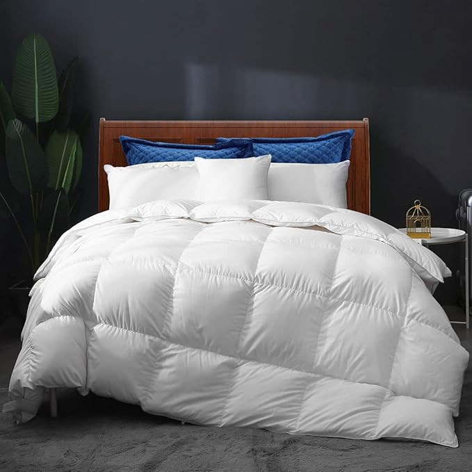 APSMILE Lightweight Feather Down Comforter California King - Cooling Bed Comforter Soft Thin Feat... | Amazon (US)