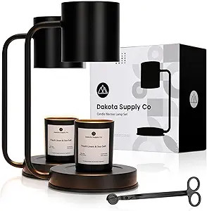 Candle Warmer Lamp Set- Two Stylish Candle Lamp with Fresh Linen & Sea Salt - Favorite Fragrance ... | Amazon (US)