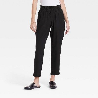 Women's High-Rise Ruffle Waisted Pull-On Ankle Pants - A New Day™ | Target